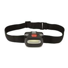 aerial view a black adjustable head lamp, image 1 of 5