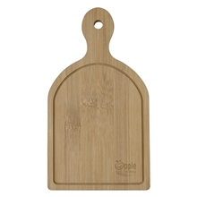 aerial view a natural rhein bamboo cutting board, image 1 of 2