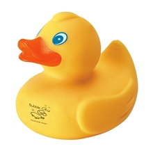 aerial view a yellow custom yellow rubber duck, image 1 of 3