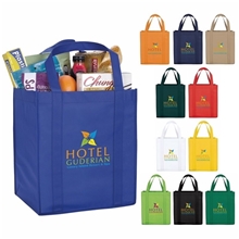 a group of good value polypropylene mega grocery tote