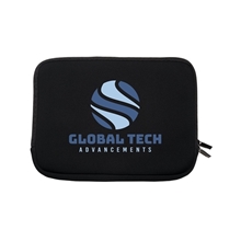 aerial view a black laptop brief neoprene, image 1 of 2