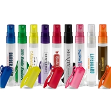 a group of hand sanitizer pen sprayer with alcohol lemon scented