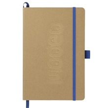 aerial view a blue journalbook(tm) eco color bound, image 1 of 6