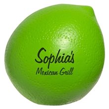 aerial view a green lime - stress reliever, image 1 of 2