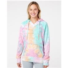 a group of mv sport - womens courtney burnout v - notch hooded sweatshirt - colors