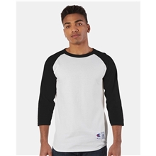 a group of champion raglan sleeve baseball t - shirt - colors
