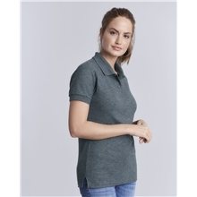 a group of gildan - dryblend(r) womens double piqu polo - colors