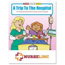 aerial view a white coloring book a trip to the hospital, image 1 of 2