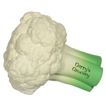 aerial view a white/green cauliflower - stress reliever, image 1 of 2