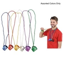 a assorted beer mug bead necklace