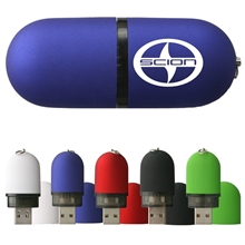 aerial view a group of boulder pill - shaped usb flash drive, image 1 of 2