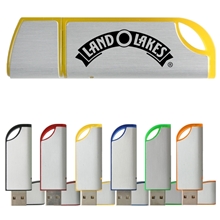 aerial view a group of georgia accented usb flash drive, image 1 of 2