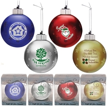 aerial view a group of light - up glass ornament, image 1 of 2