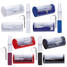 aerial view a group of eyeglass cleaning kit, image 1 of 2