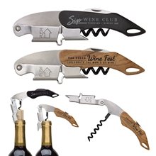 a group of double hinged wine key corkscrew