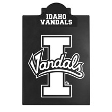 a black board & white clip garyline(r) round top letter clipboard