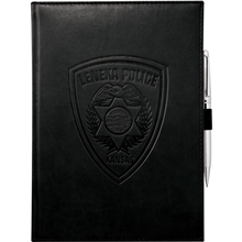 aerial view a black journalbook(tm) large bound journal book, image 1 of 3