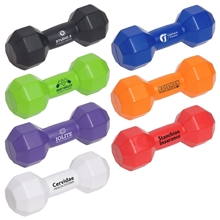 aerial view a group of polyurethane dumbbell stress reliever, image 1 of 2
