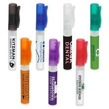 aerial view a group of 0.27 oz spray pen hand sanitizer, image 1 of 2