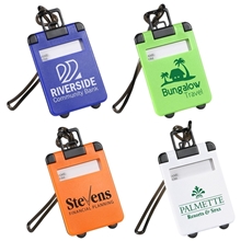 a group of travel tote luggage tag
