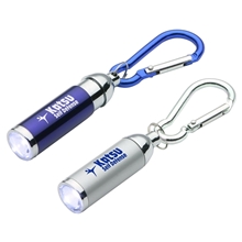 aerial view a group of carabiner clip led light, image 1 of 2