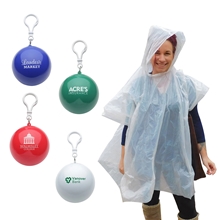 aerial view a group of rainy day poncho ball, image 1 of 3