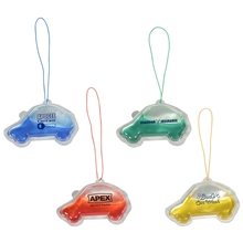 aerial view a group of hanging auto freshener with rear view mirror clip, image 1 of 2