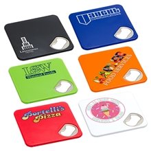 aerial view a group of econo bottle opener coaster, image 1 of 2