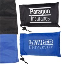 aerial view a group of rendezvous foldable picnic blanket, image 1 of 2