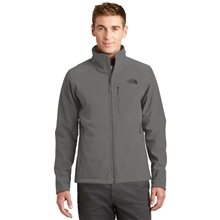 aerial view a asphalt grey the north face(r) apex barrier soft shell jacket, image 1 of 6