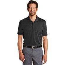 aerial view a black nike dri - fit legacy polo, image 1 of 6