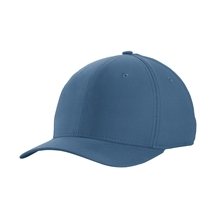 aerial view a navy/ white nike dri - fit classic 99 cap, image 1 of 4