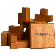 a group of 2.25 woden puzzle box