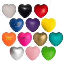 a group of sweet colorful heart stress ball
