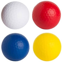 a group of golf ball stress reliever