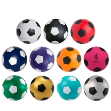 a group of soccer ball stress reliever