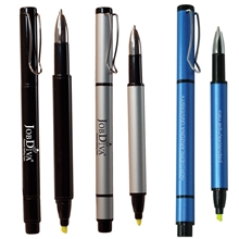 a group of pen / highlighter combo