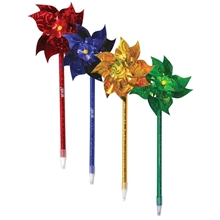 a group of pinwheel shaped pen