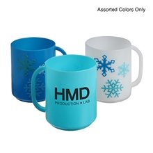a assorted only - may vary 10 oz winter themed snowflake mug