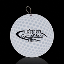 2 1/2 Plastic Medallions for Mardi Gras Bead Necklaces - Golf Ball