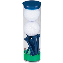 2 Ball Tall Tube W / Bridgestone Treo Golf Balls