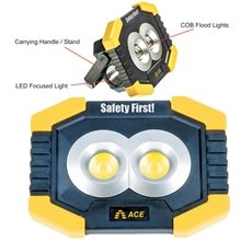 2- IN -1 Portable / Standable COB LED Work Light