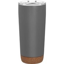 20 oz austin double wall 18/8 stainless steel thermal tumbler - Matte storm gray