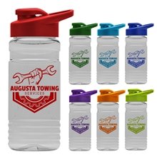 20 oz Clear Sports Bottle With Drink - Thru Lid