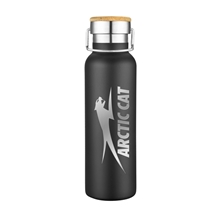20 oz Double Wall Stainless Steel White Water Bottle