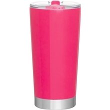20 oz Frost Stainless Steel Tumbler - Neon Pink Vibrant and Durable Drinkware