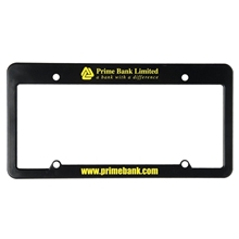 aerial view a black 6x12 license plate frame, image 1 of 2