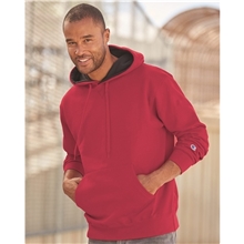 aerial view a group of champion - unisex cotton max hooded sweatshirt, image 1 of 2