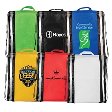 a group of nw reflective drawstring backpack
