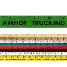 aerial view a group of enamel finish yardsticks, image 1 of 2